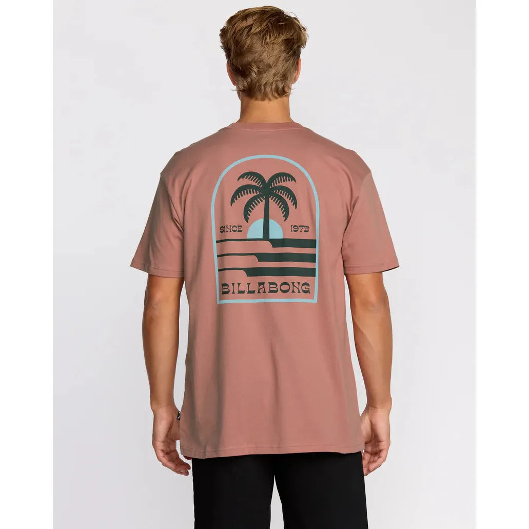 Billabong - Portal Premium Short Sleeve T-Shirt in Dusty Rose