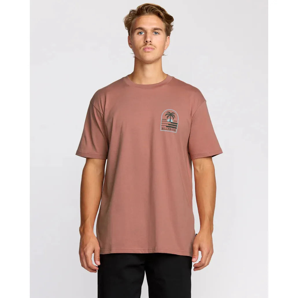 Billabong - Portal Premium Short Sleeve T-Shirt in Dusty Rose