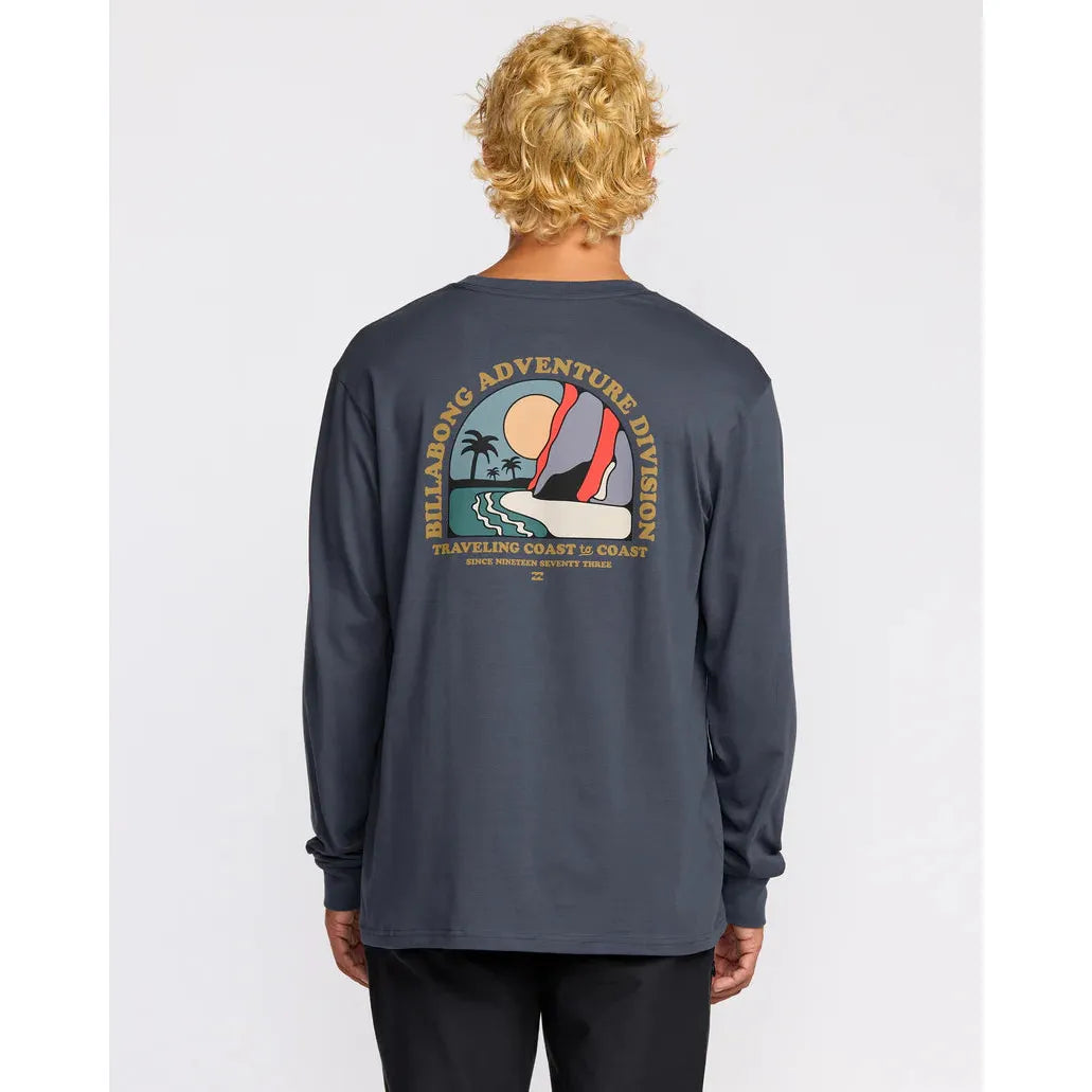 Billabong - Sundown A/Div Long Sleeve T-Shirt in Medium Blue