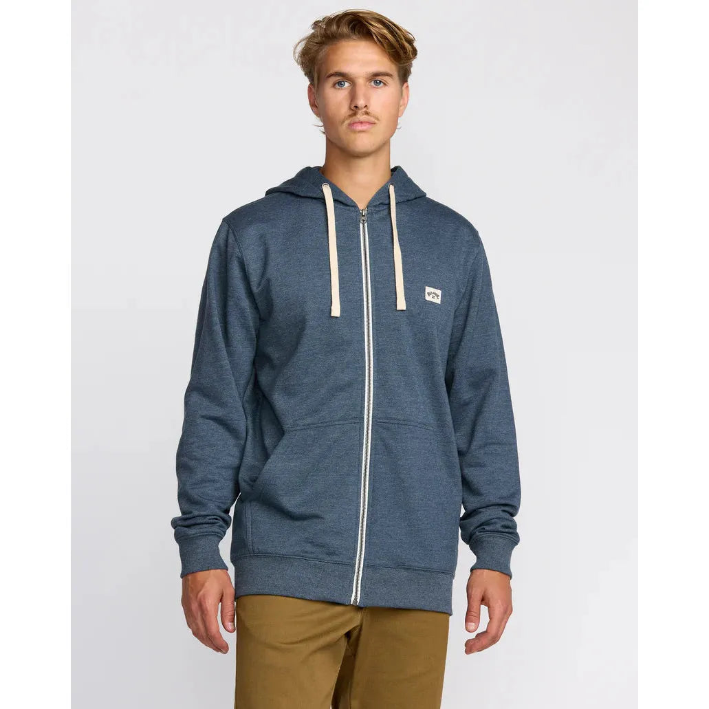 Billabong - All Day Zip Sweatshirt in Midnight Blue