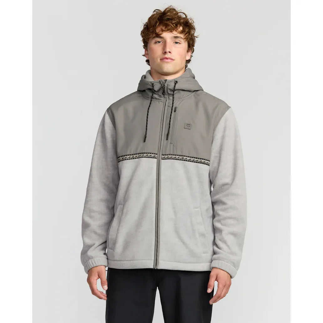 Billabong - Boundary Lite Zip Sweatshirt in Heather Grey