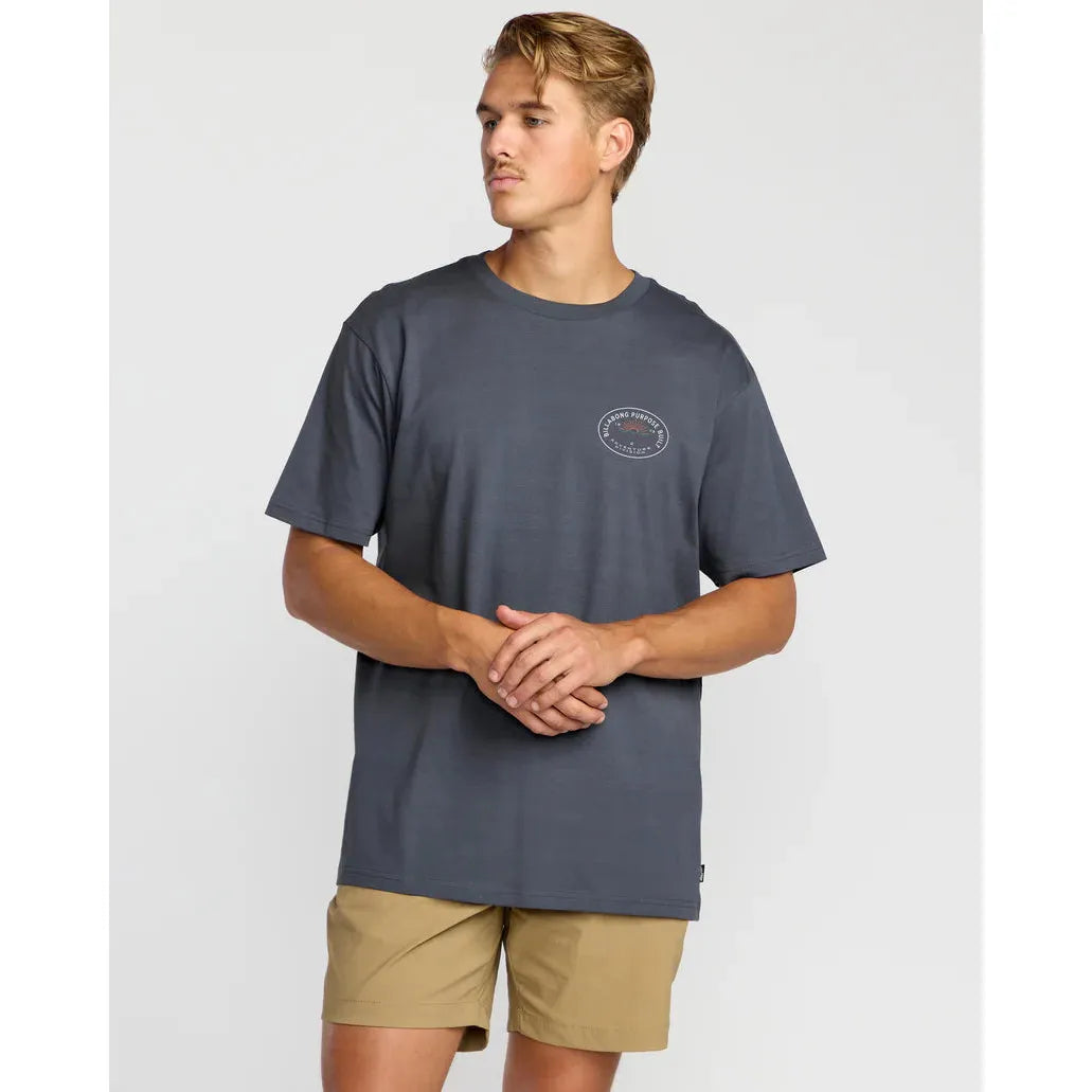 Billabong - Sierras A/Div Short Sleeve T-Shirt in Midnight Blue