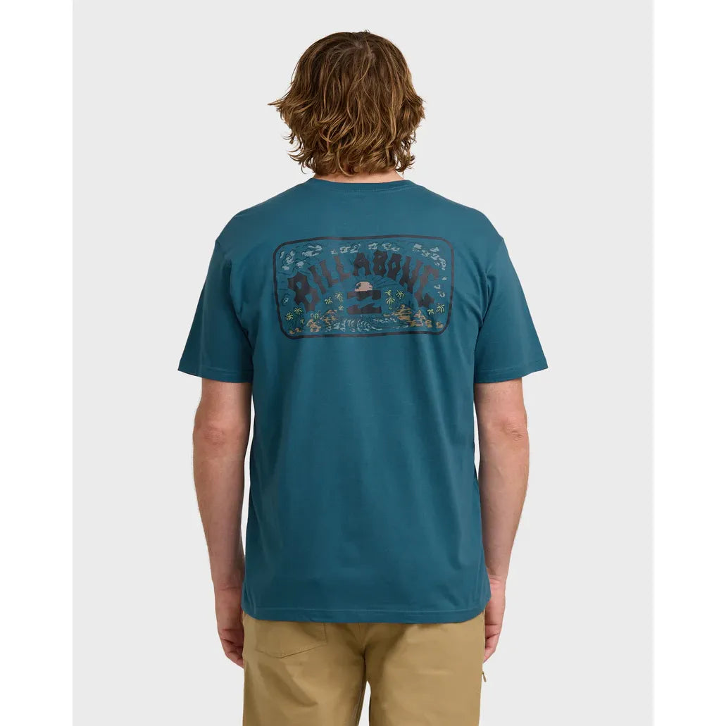 Billabong - A/Div Scenic Arch Short Sleeve T-Shirt in Real Teal