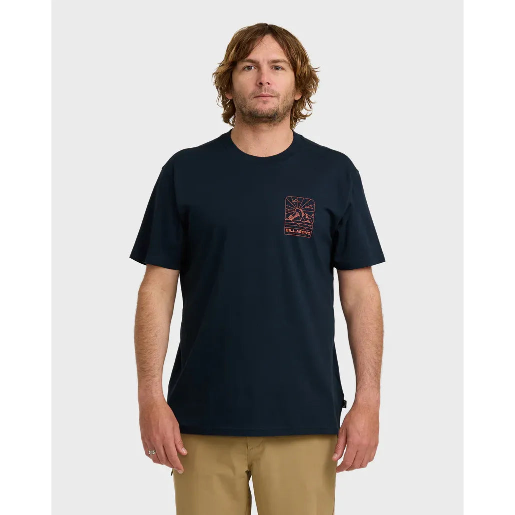 Billabong - A/Div Sundown Short Sleeve T-Shirt in Navy