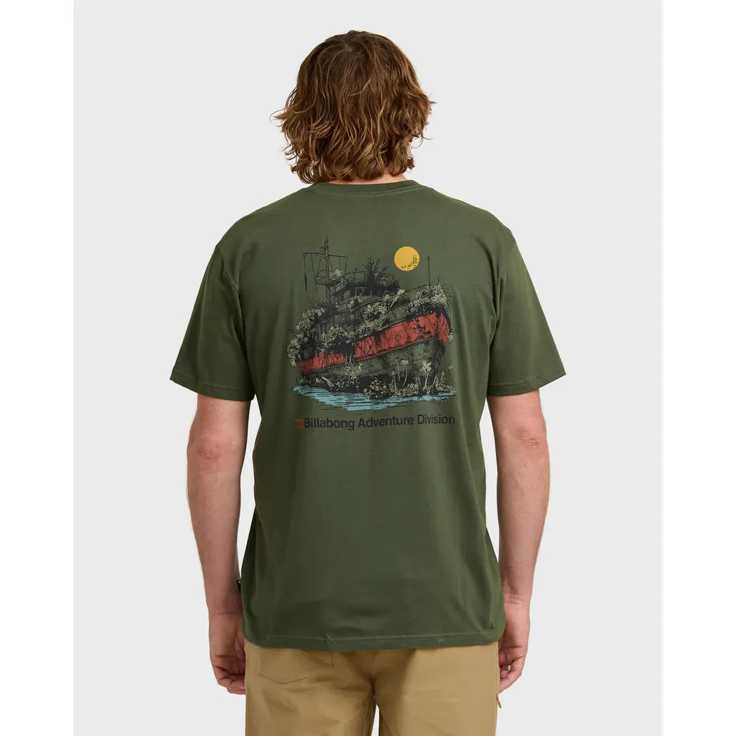 Billabong - A/Div Abandoned Short Sleeve T-Shirt in Fatigue