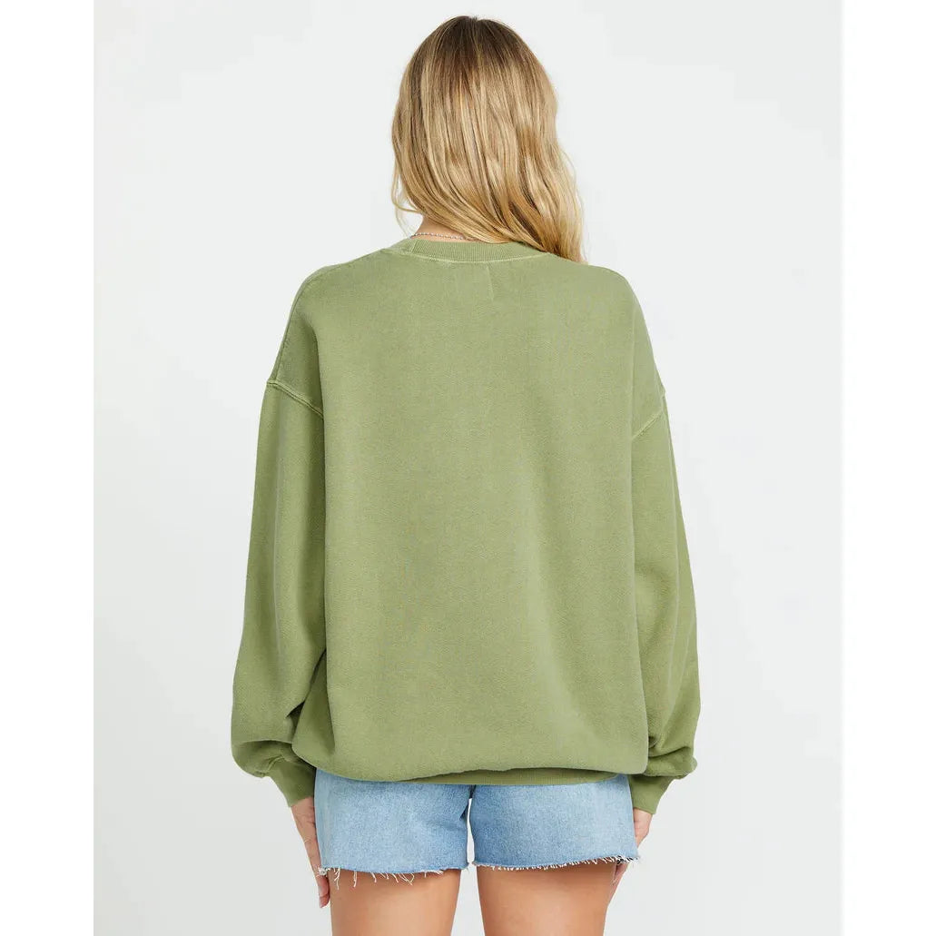 Billabong - Ride In Crew Sweatshirt in Avocado