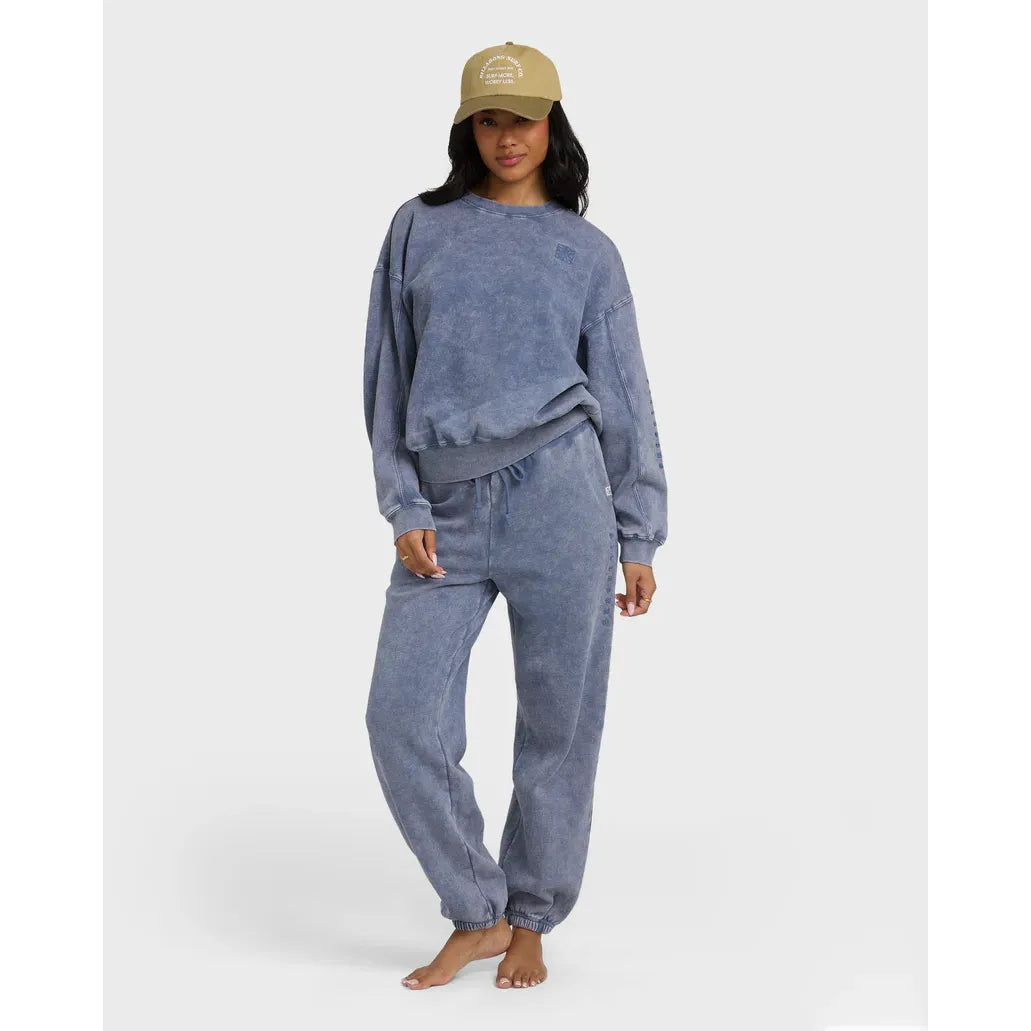 Billabong - Saltwashed Kendal Crewneck Sweatshirt in Stone Blue
