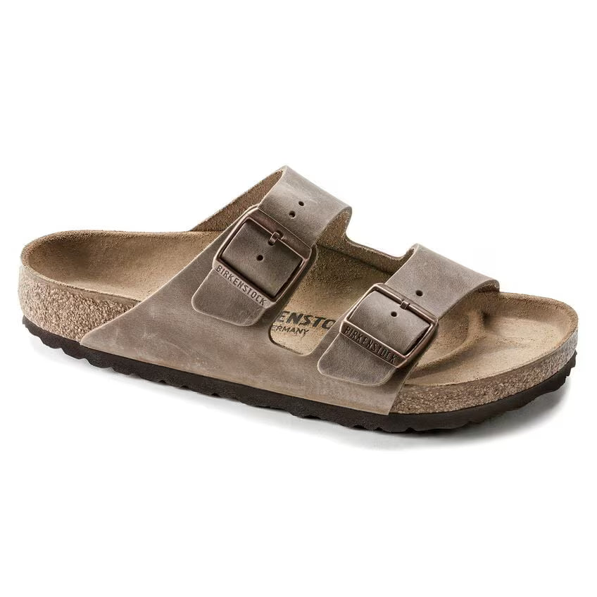 BIRKENSTOCK - Arizona Oiled Leather in Tobacco Brown R