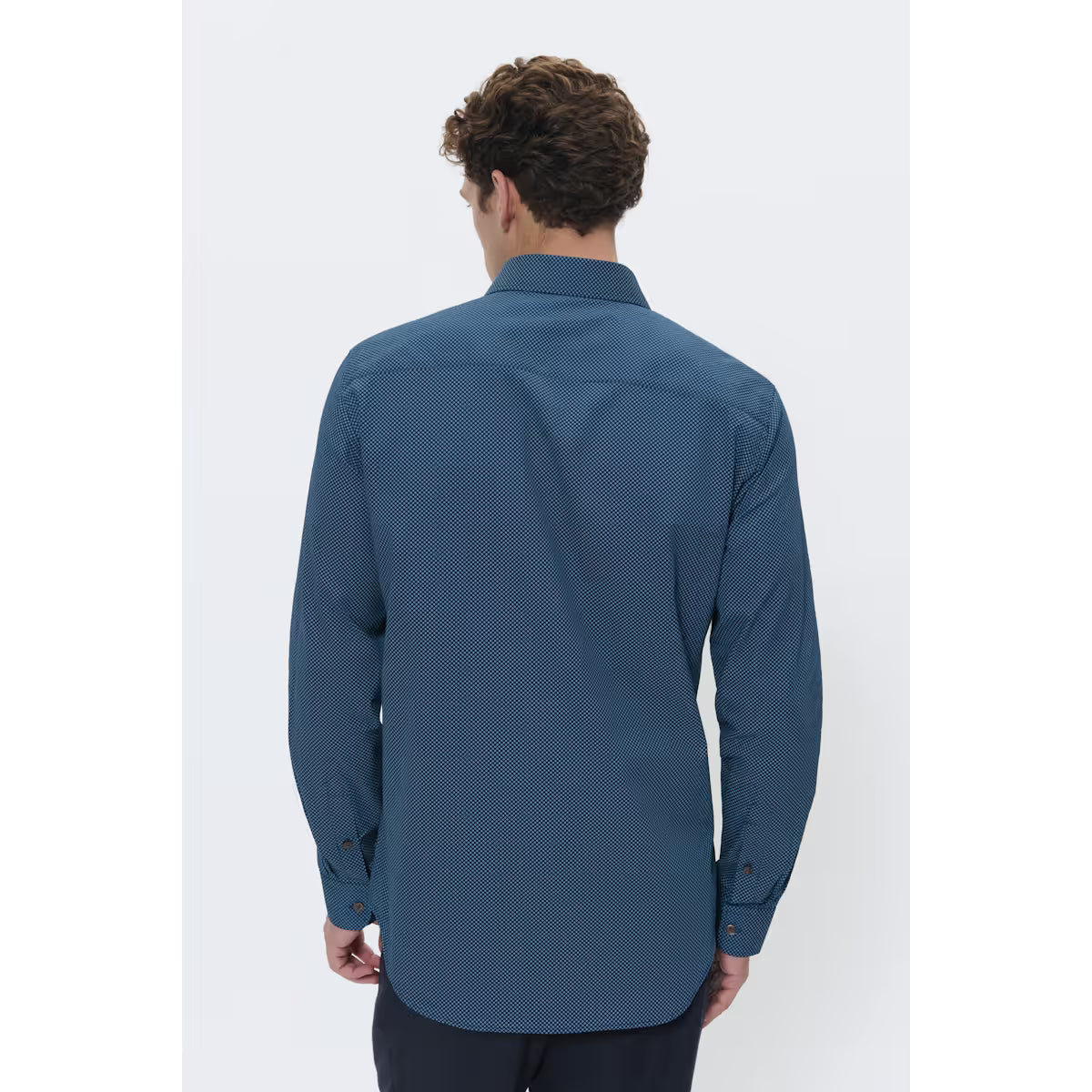 Matinique - MAtrostol Shirt in Dark Navy Dots