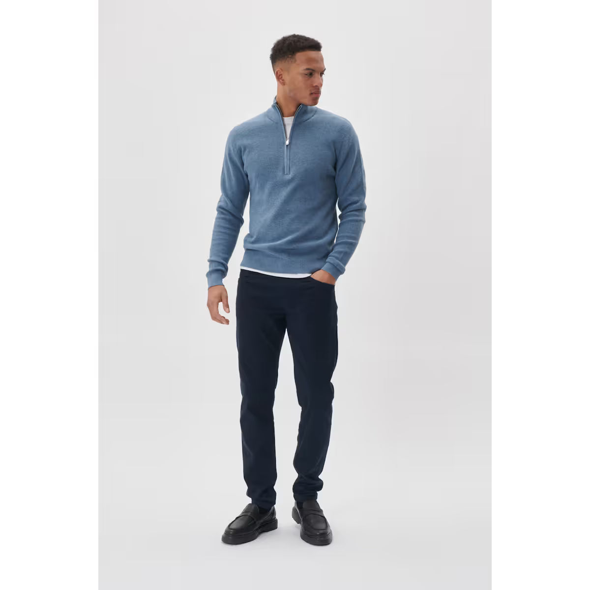 Matinique - MAlagoon Half-Zip Pullover in Captains Blue