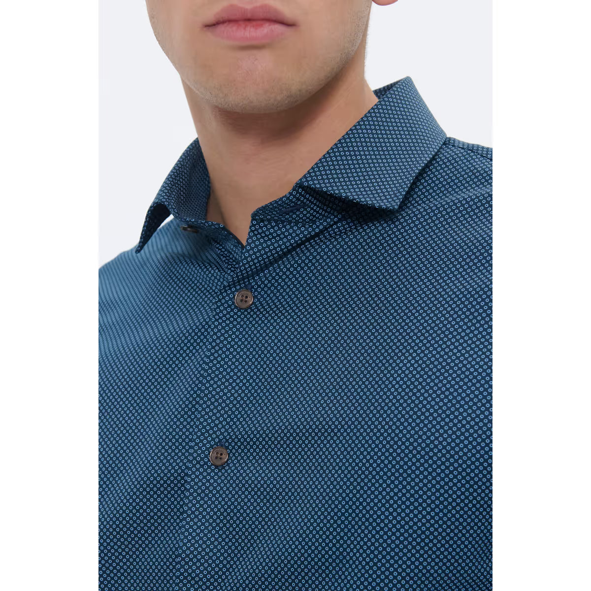 Matinique - MAtrostol Shirt in Dark Navy Dots