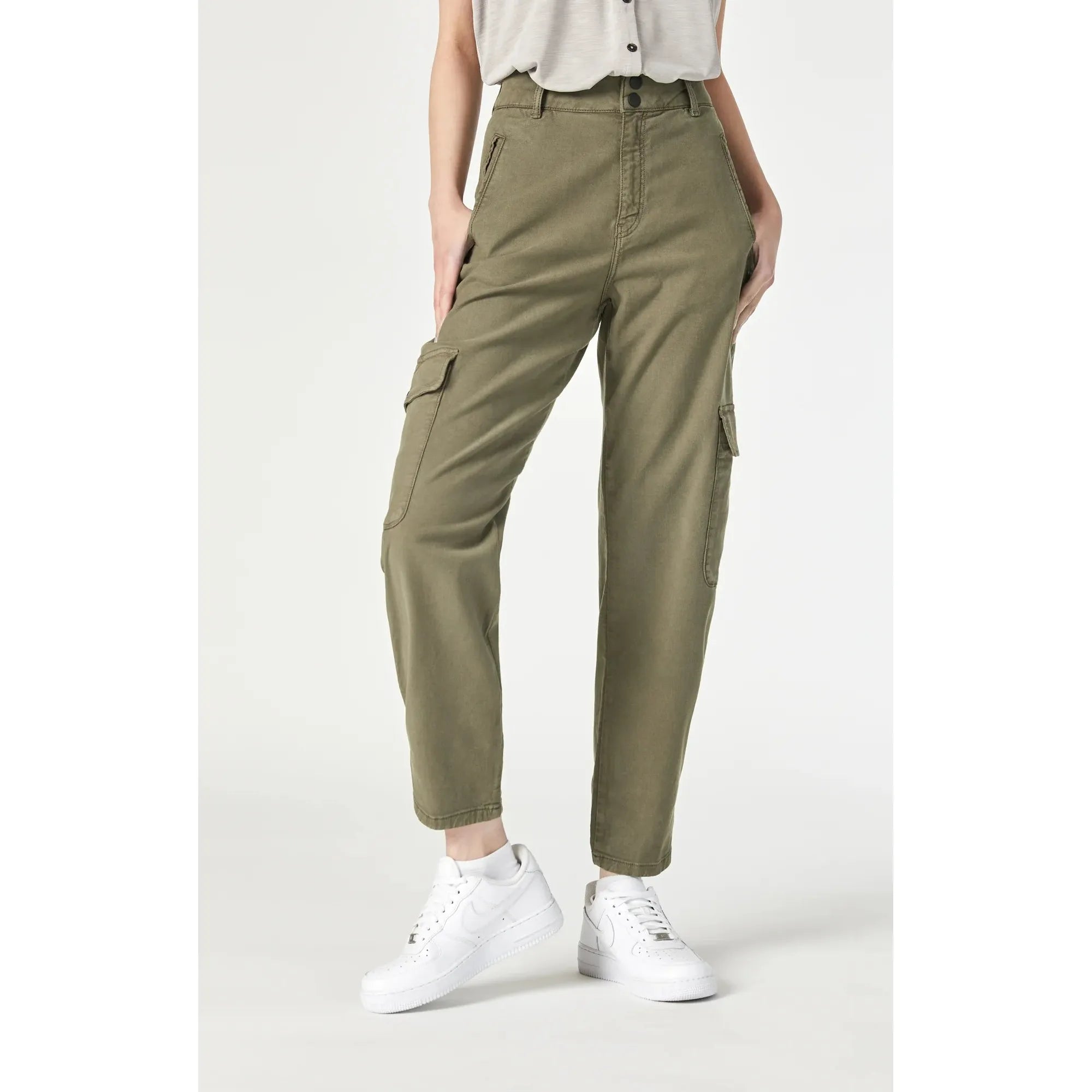 Mavi - Elsie Cargo Pants in Capers Luxe Twill