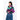 24 Colours - 1/2 Zip Fleece in Fushia Multi