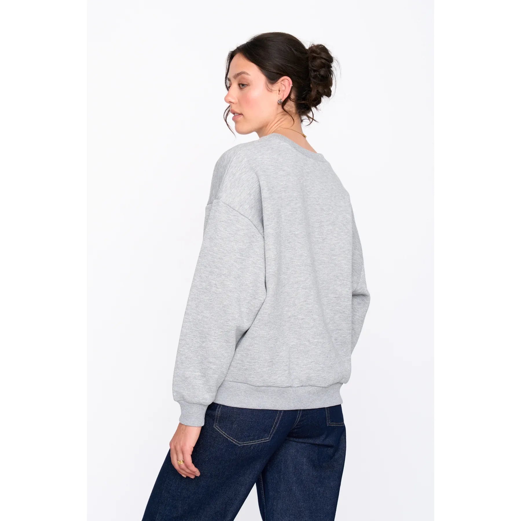 24 Colours - Be Kind Sweatshirt in Grey