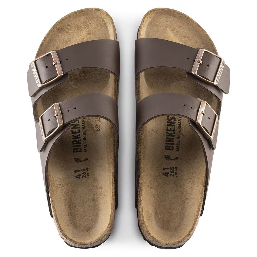 BIRKENSTOCK - Arizona Birkibuc in Dark Brown R