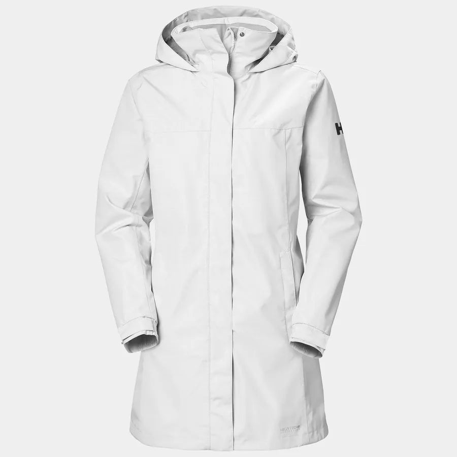 Helly Hansen - Women’s Aden Long Rain Jacket in White