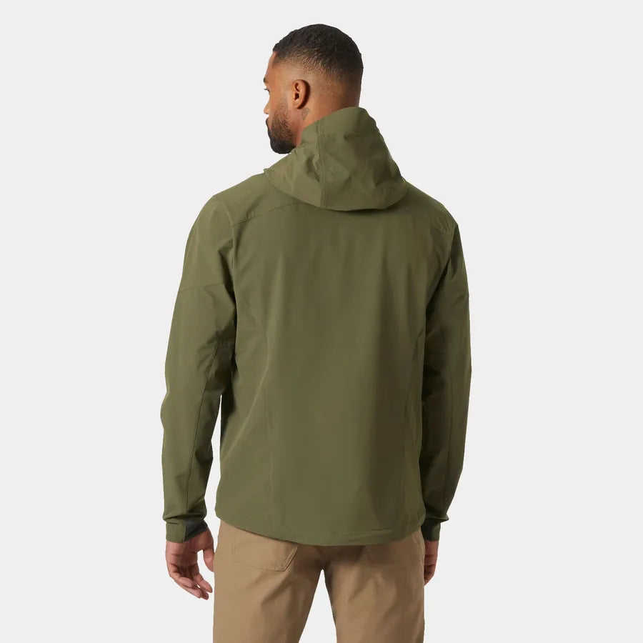 Helly Hansen - Men's Blaze Hooded Softshell Jacket in Utility Green