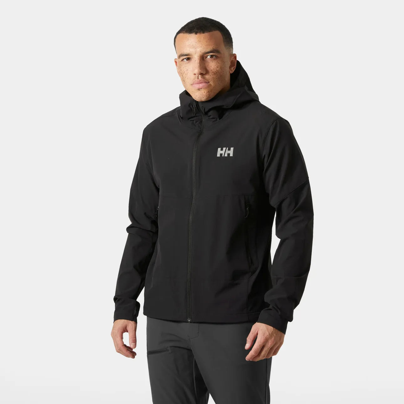 Helly Hansen - Men's Blaze Hooded Softshell Jacket in Black