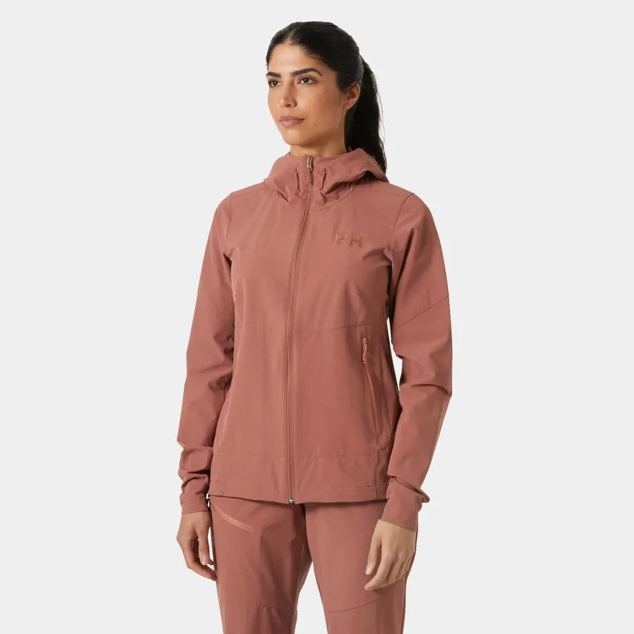 Helly Hansen - Women’s Blaze Hooded Softshell Jacket in Dark Cedar