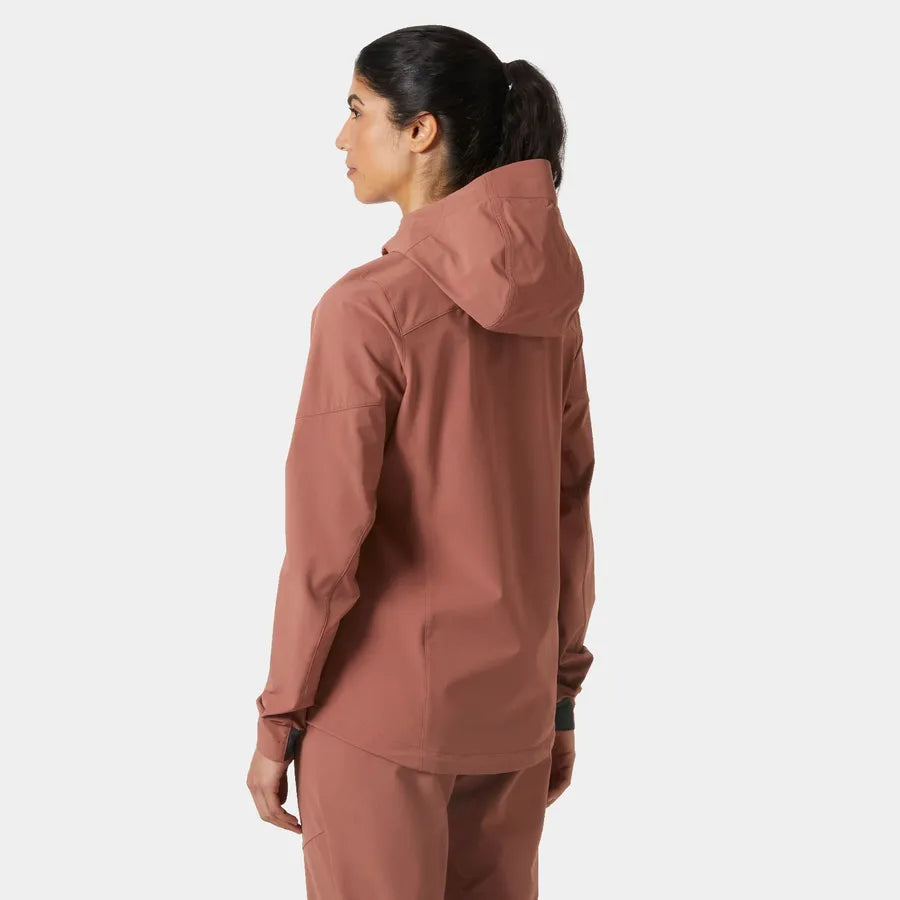 Helly Hansen - Women’s Blaze Hooded Softshell Jacket in Dark Cedar