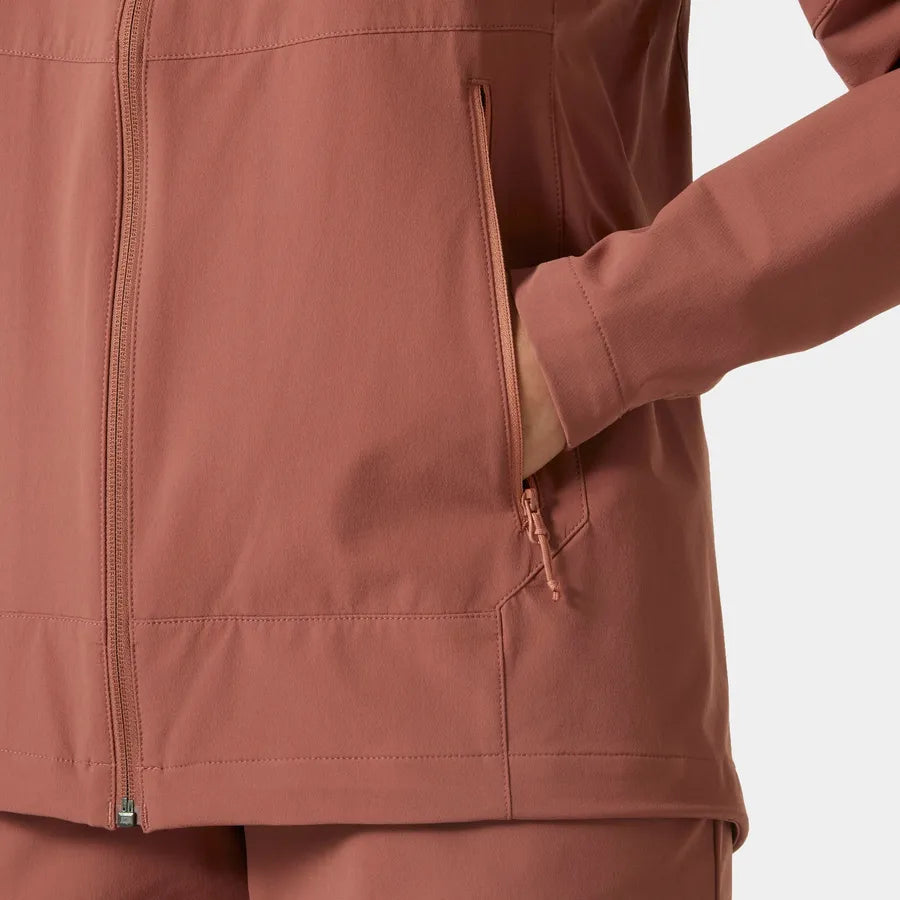 Helly Hansen - Women’s Blaze Hooded Softshell Jacket in Dark Cedar