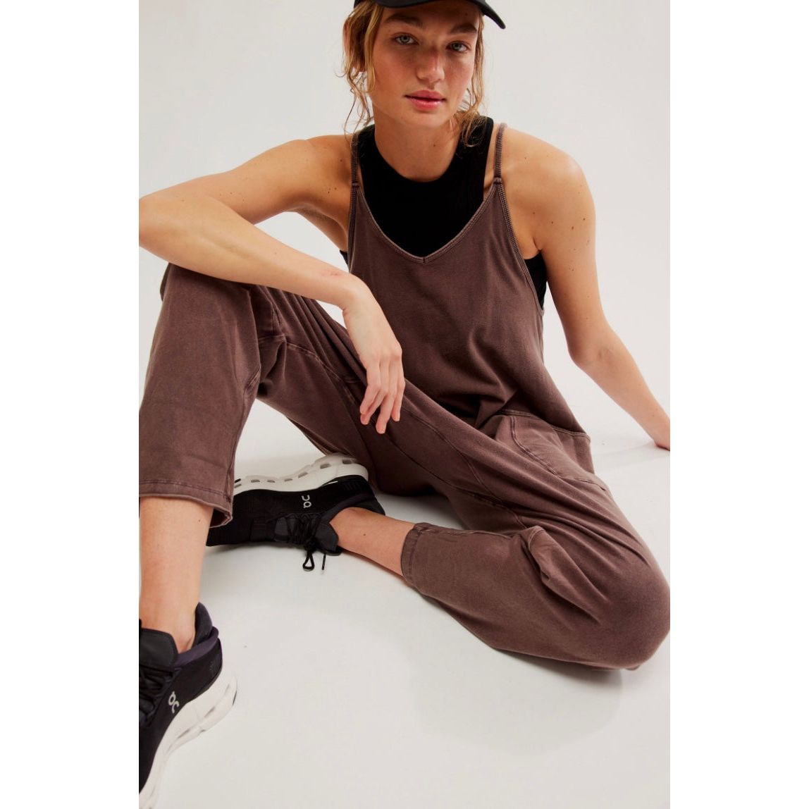 Free People - Hot Shot Onesie in Dark Espresso