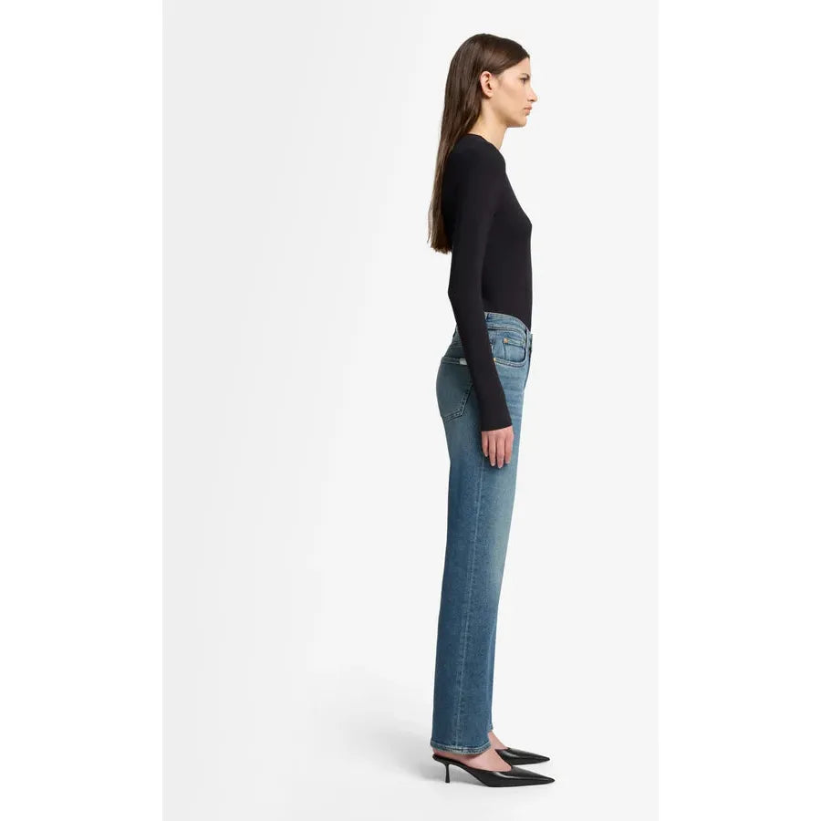7 For All Mankind - Calie Straight in Sea Level