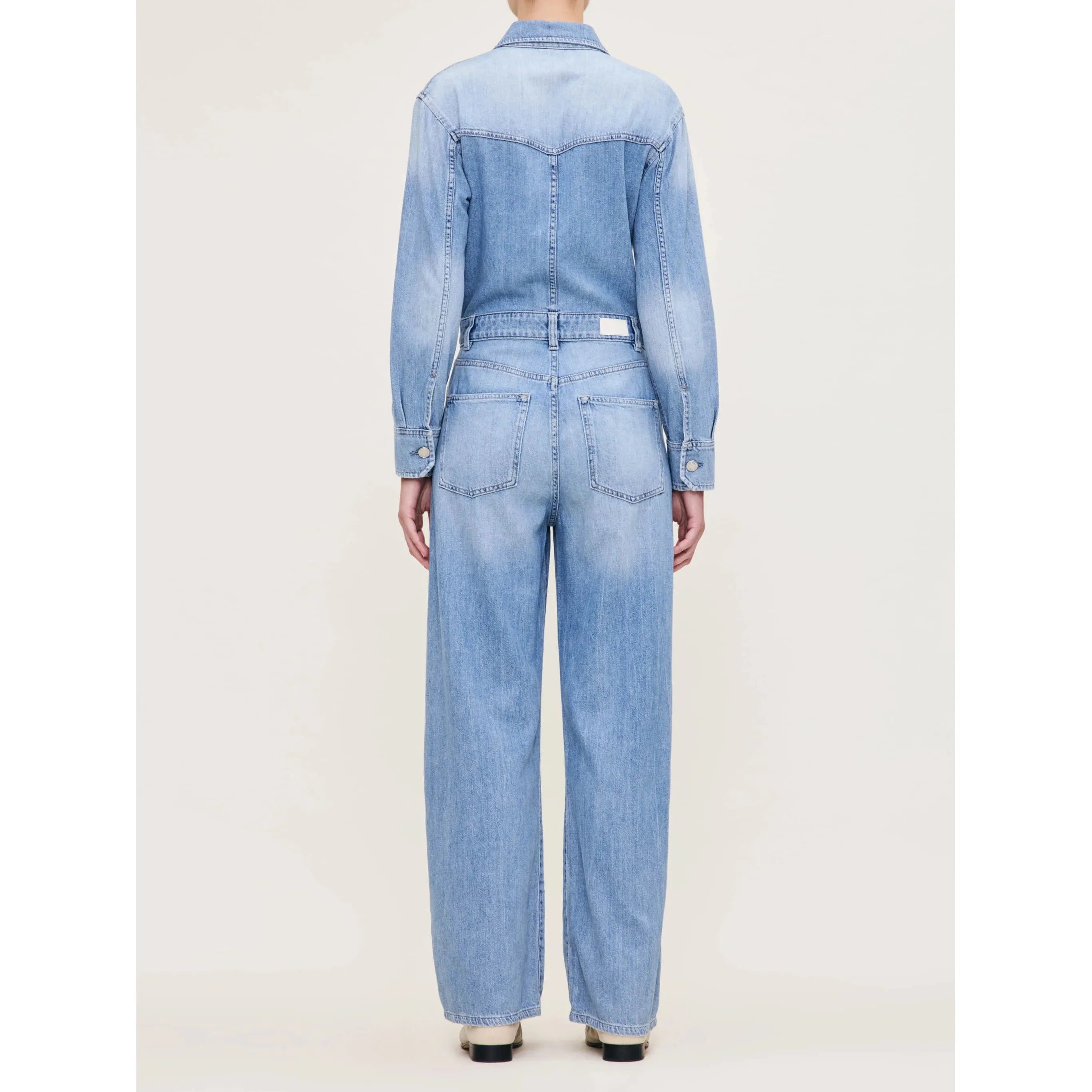 DL1961 - Ines Denim Jumpsuit in Geneva