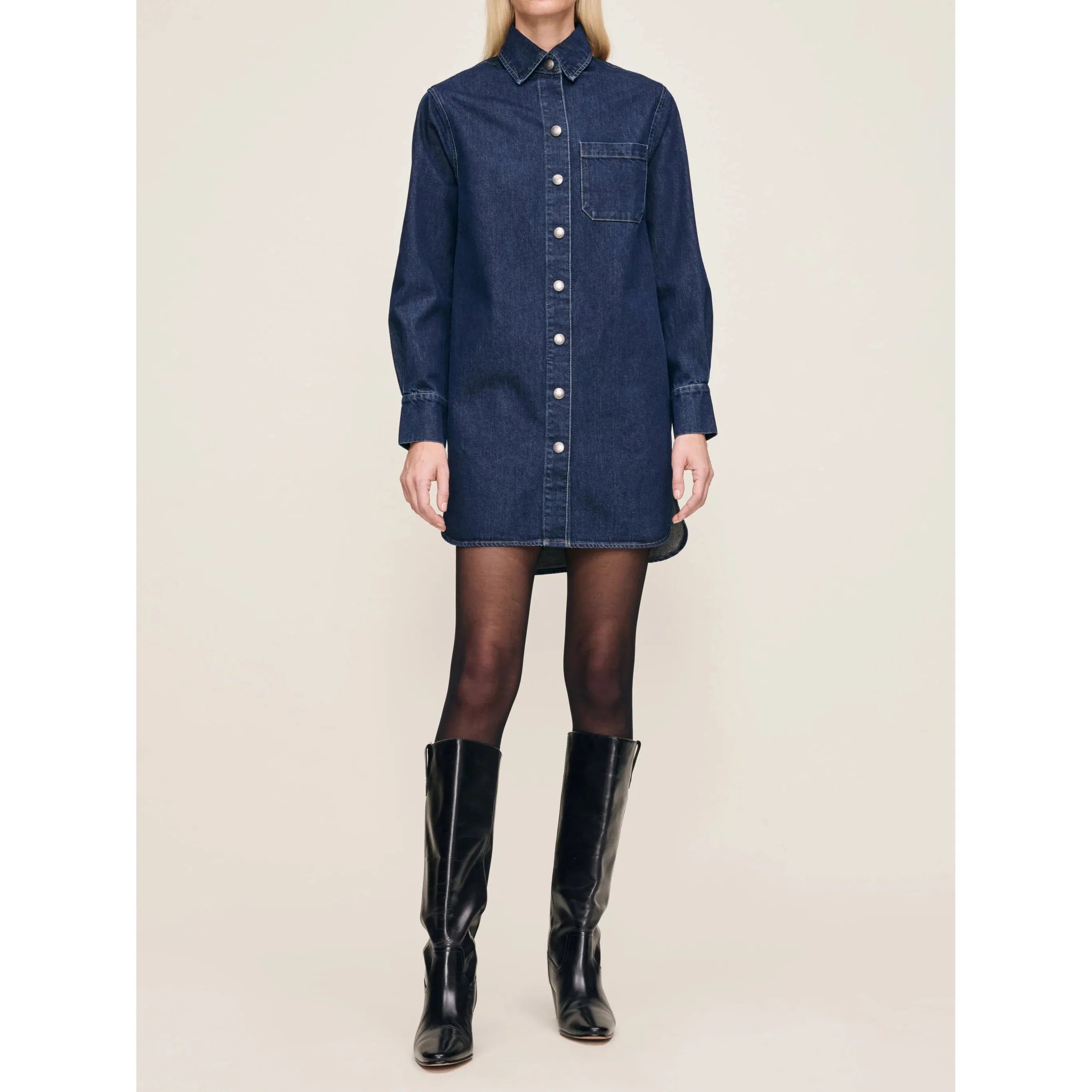 DL1961 - Faye Shirt Dress in Lake House