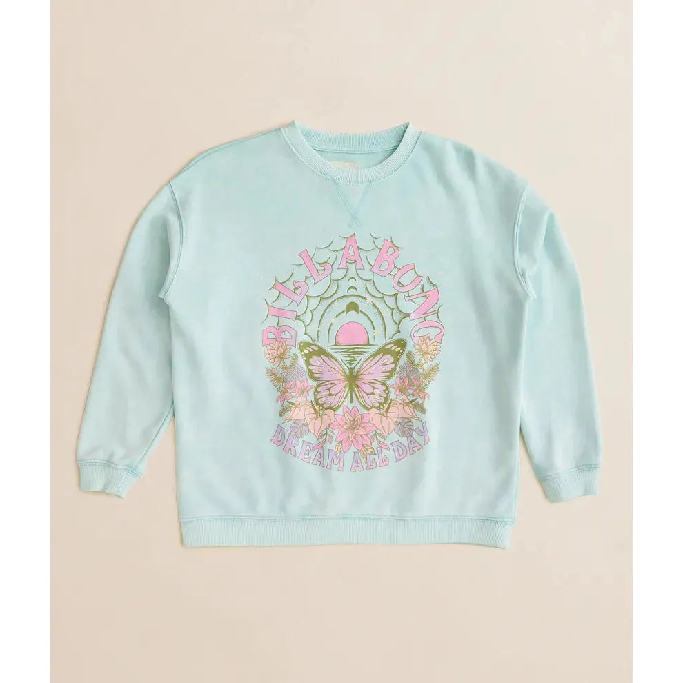 Billabong - Girls Making Waves Sweatshirt in Mint