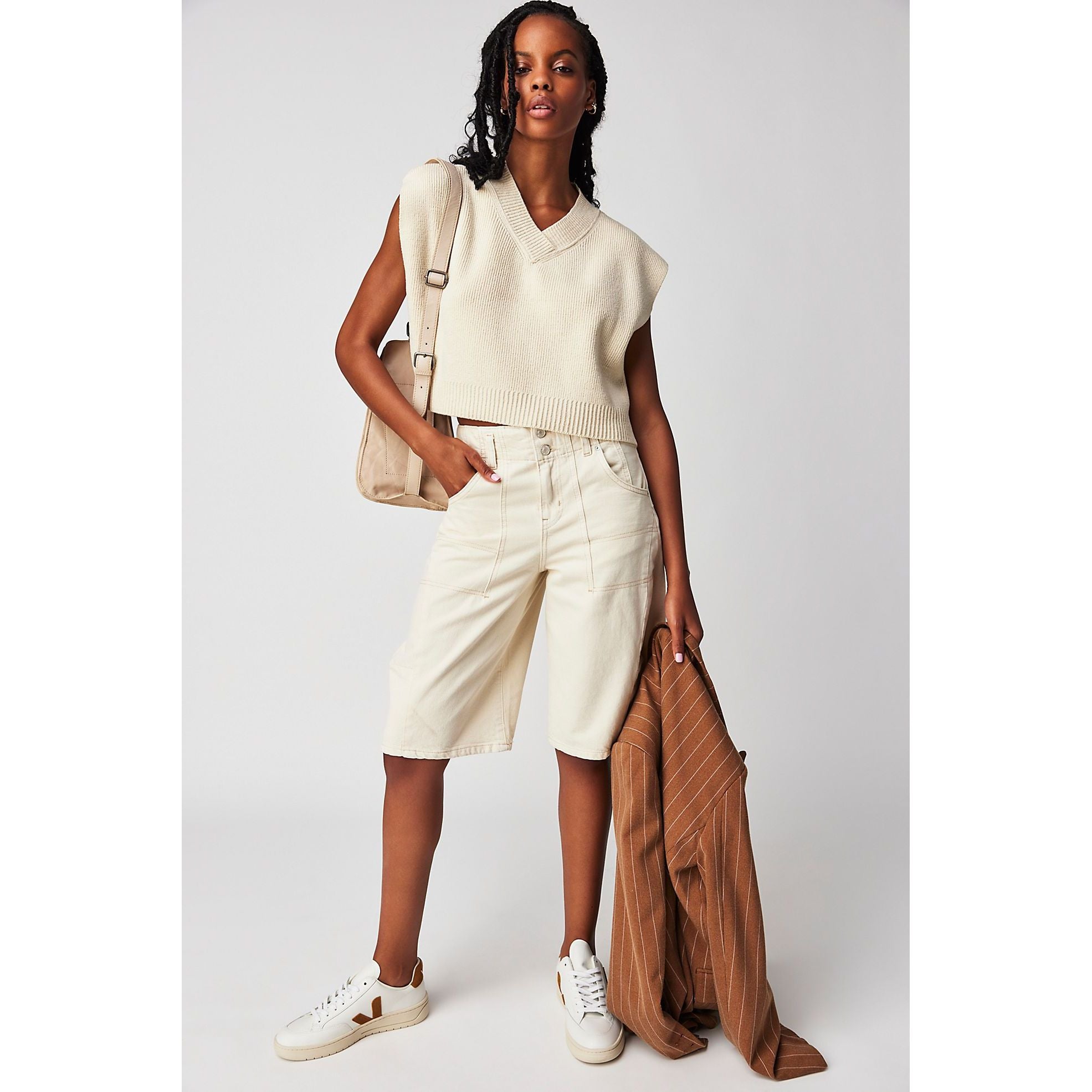 Free People - Easy Street Vest in Cream