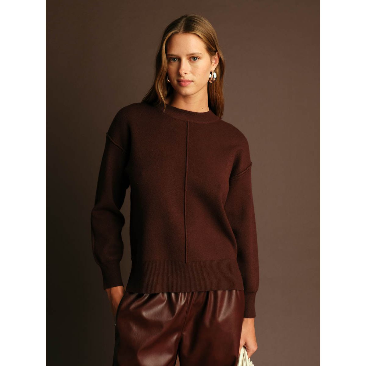 Deluc - Dan Sweater in Cacao