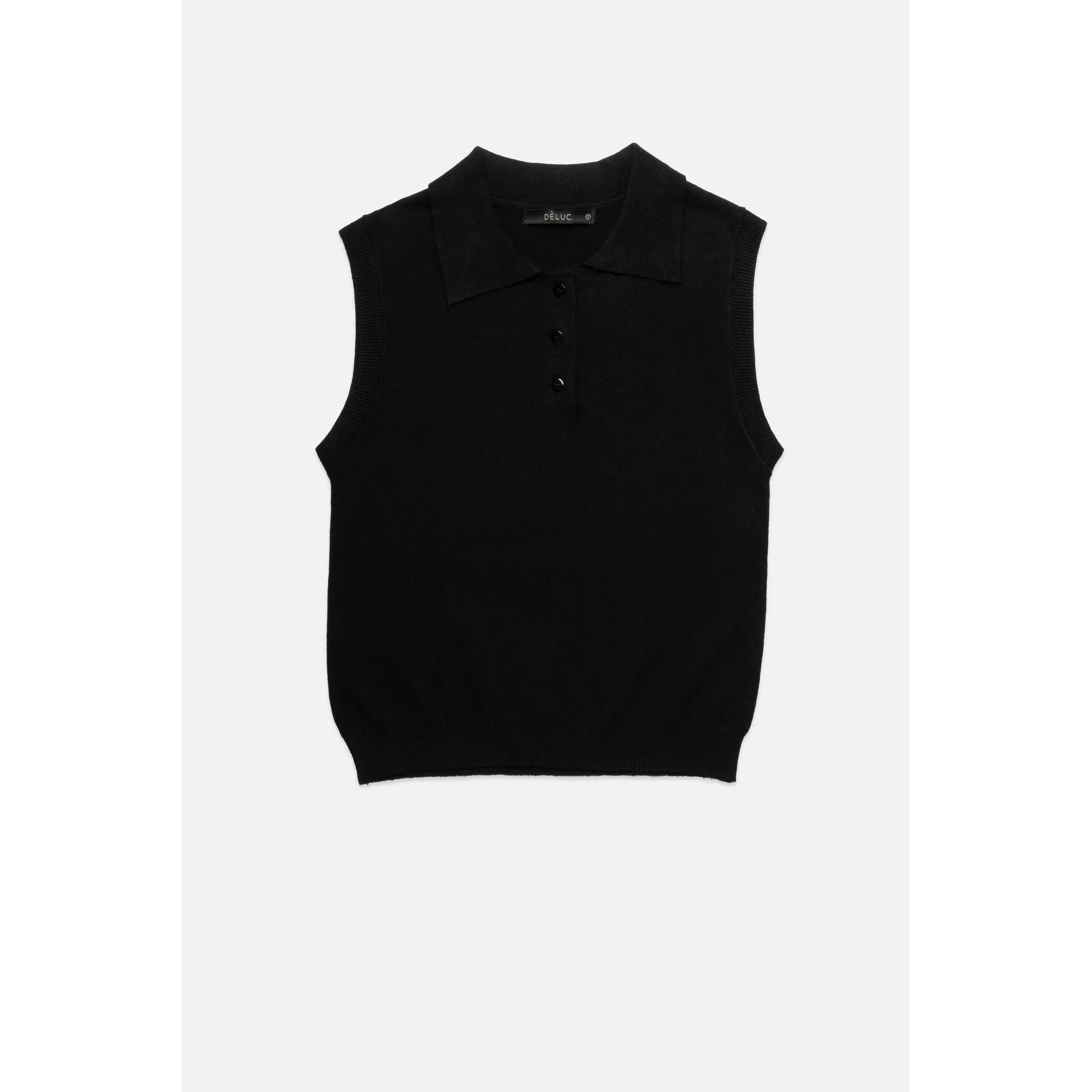 Deluc - Cassio Knit Top in Black