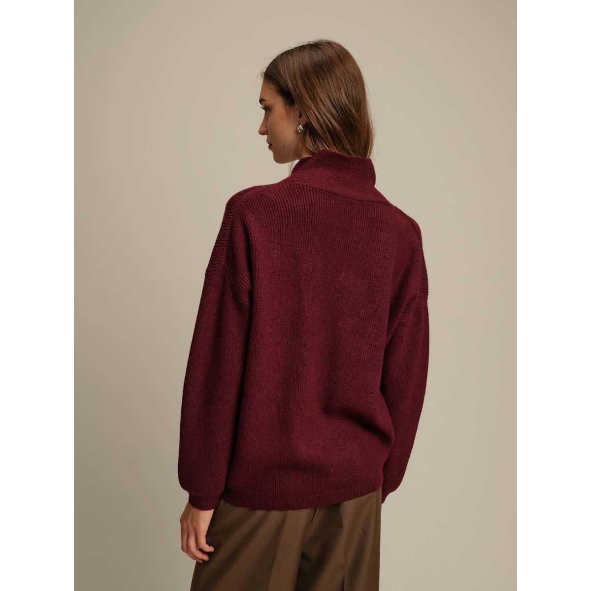 Deluc - Liam Sweater in Wine