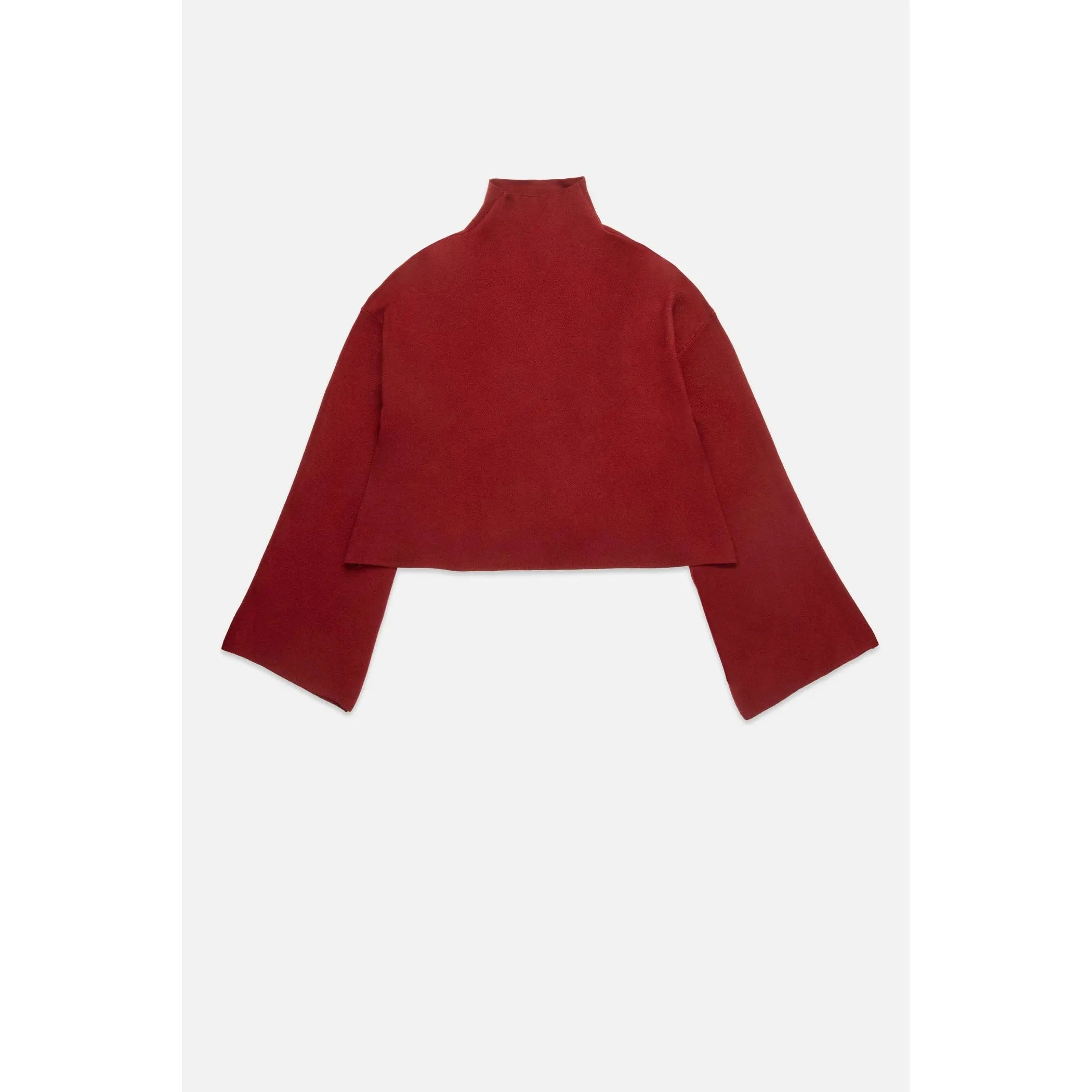 Deluc - Chuck Turtleneck Sweater in Malbec