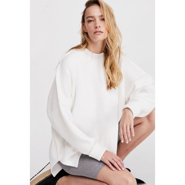 Free People - Easy Street Tunic in Painted White