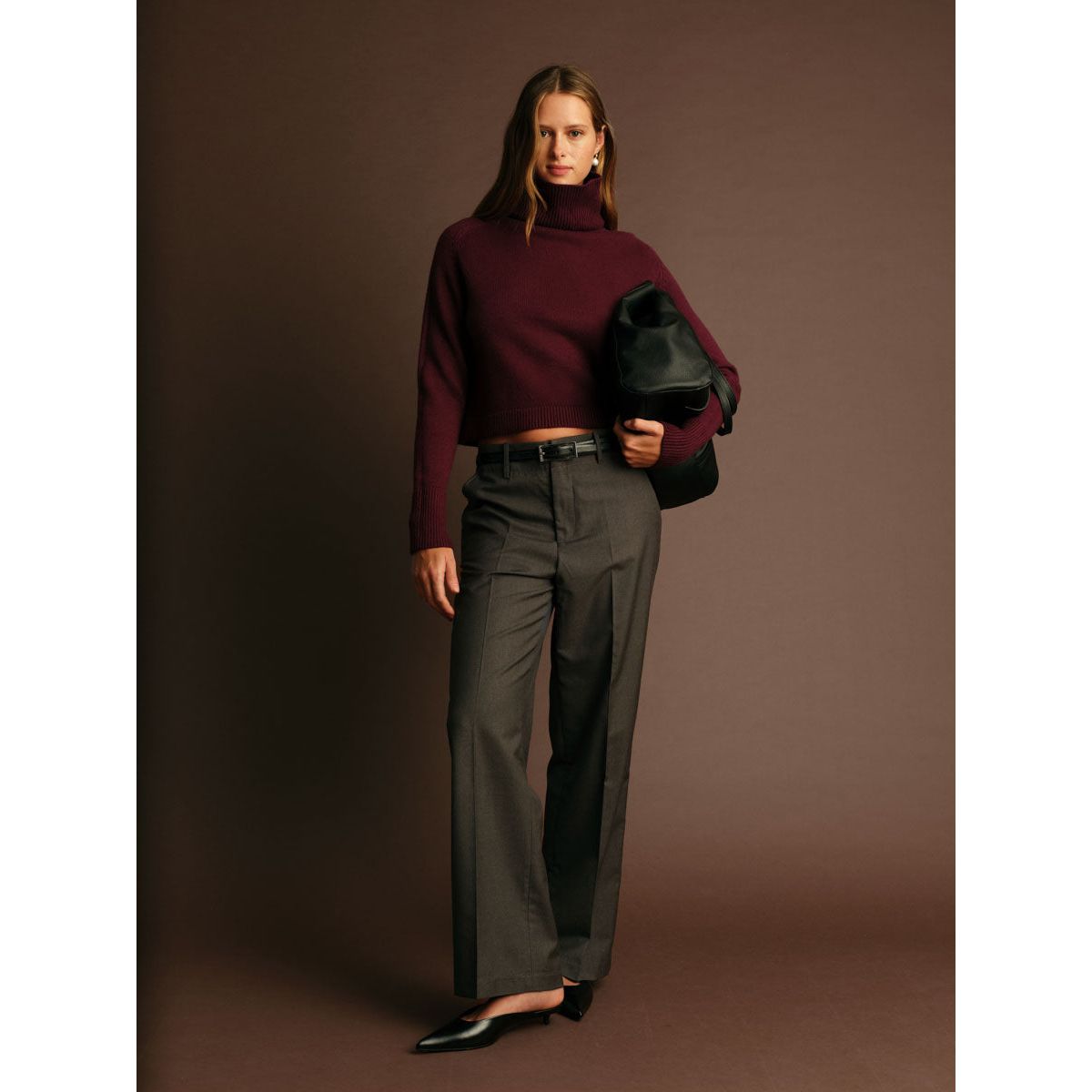 Deluc - Pugilese Turtleneck in Wine