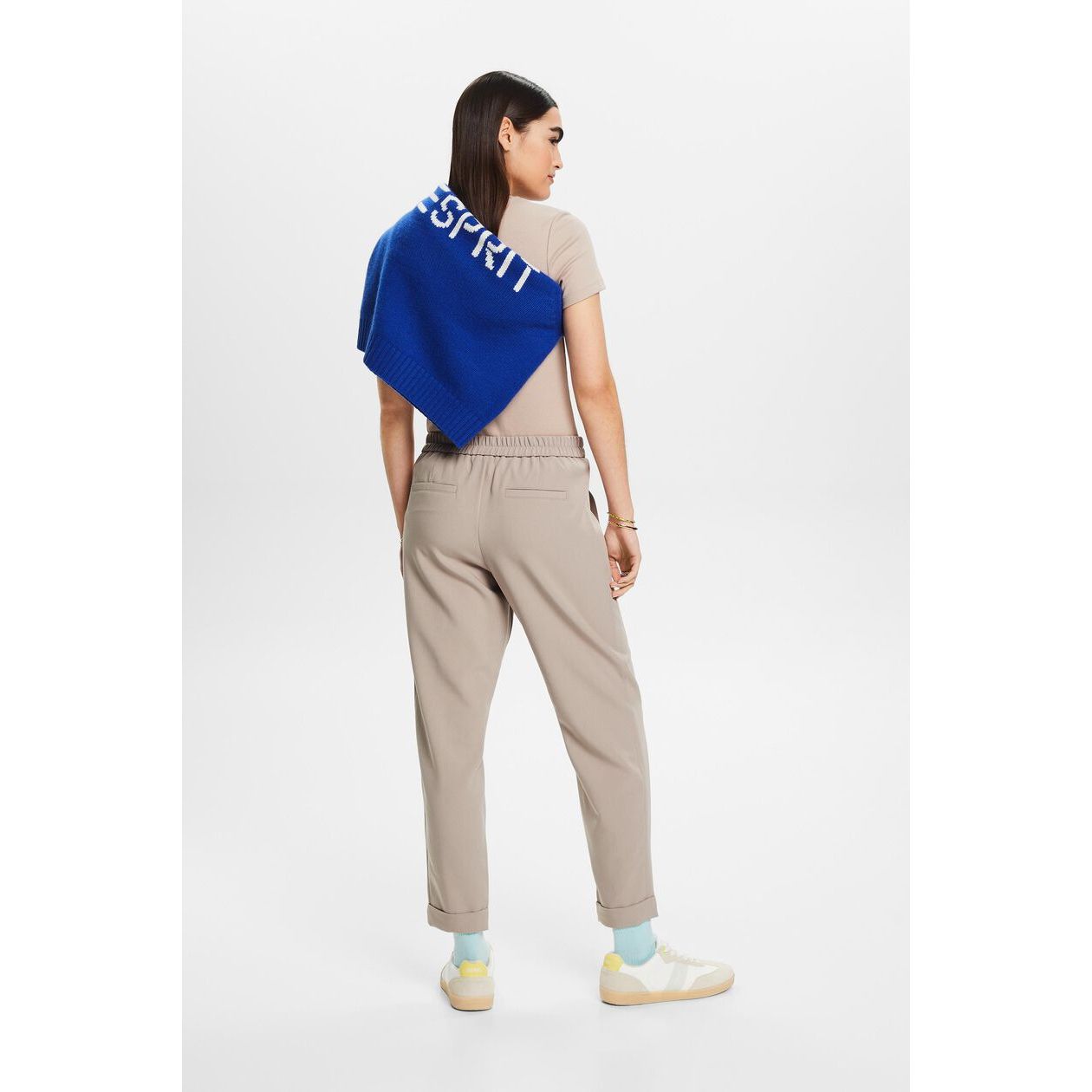 Esprit - Jogger Style Trouser in Light Taupe