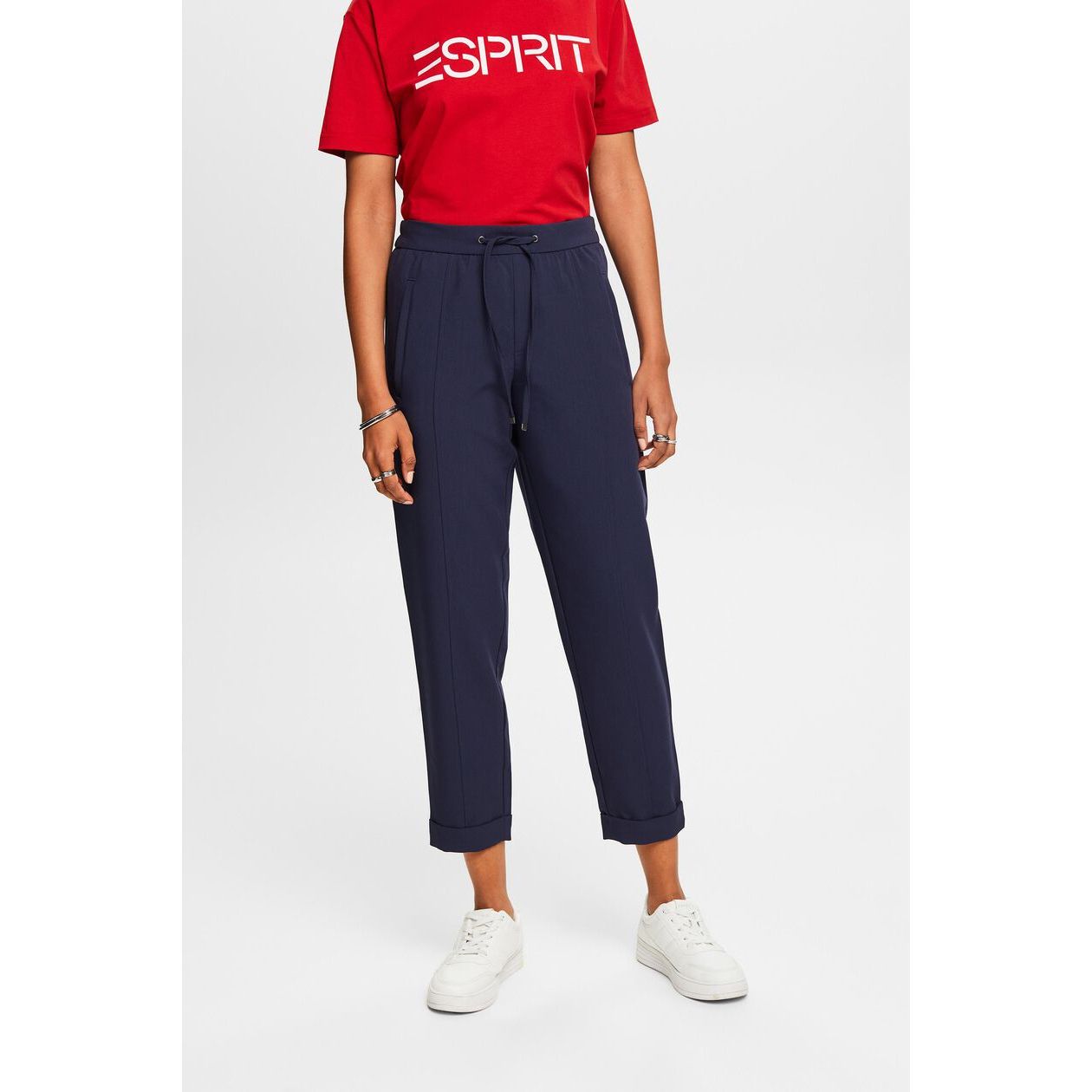 Esprit - Jogger Style Trouser in Navy
