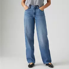 Levi - Baggy Dad Jean in Heavy Check