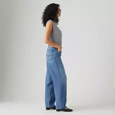 Levi - Baggy Dad Jean in Heavy Check