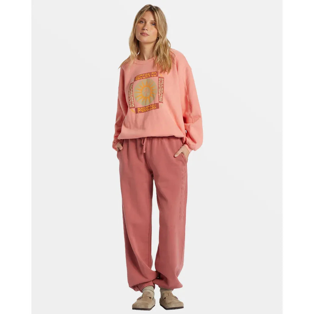 Billabong - Twisties Kendall Pullover Sweatshirt in Peach Out