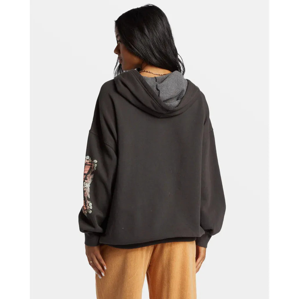 Billabong - Rhythm Pullover Hoodie in Black Sands