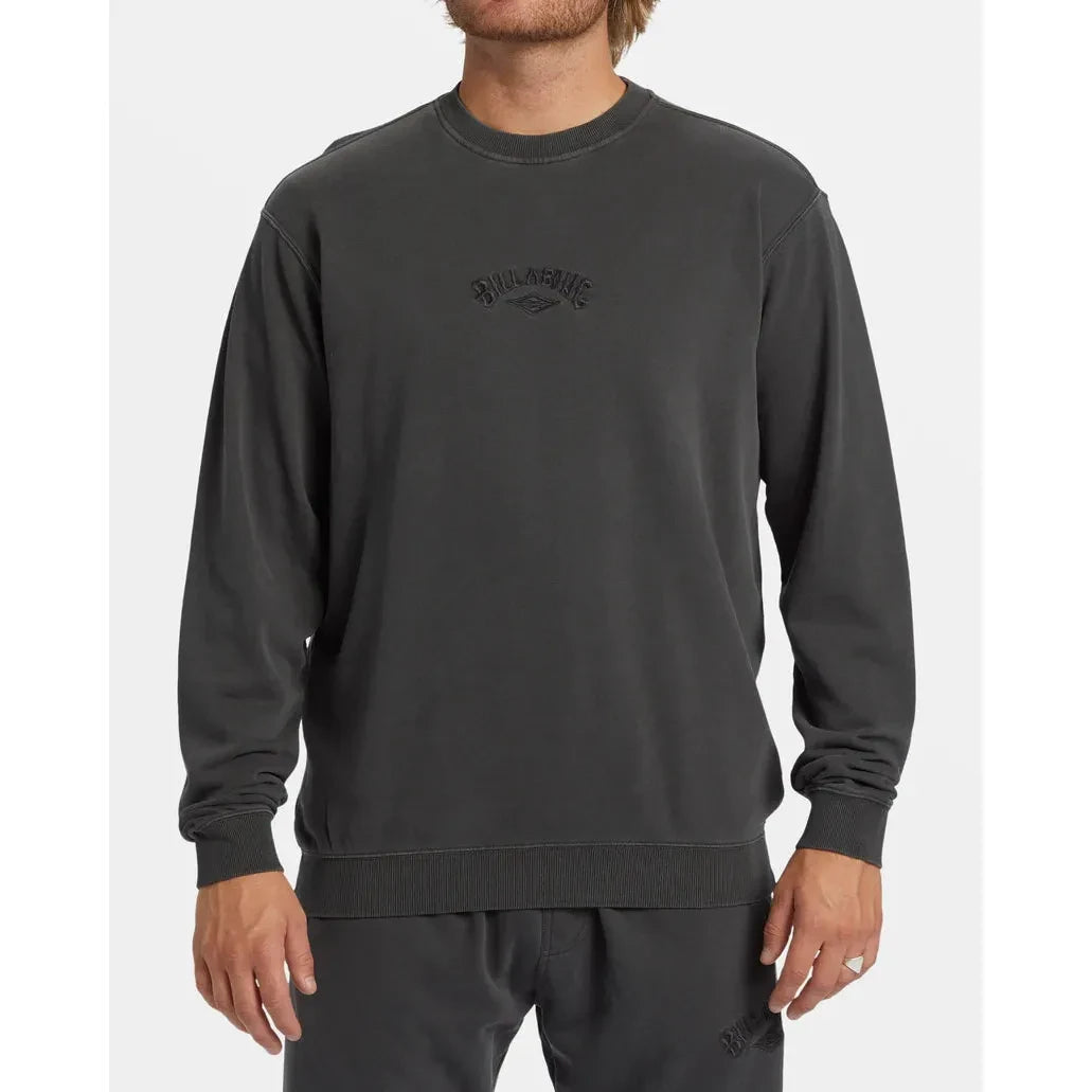 Billabong - Wave Washed Crewneck Sweatshirt in Raven