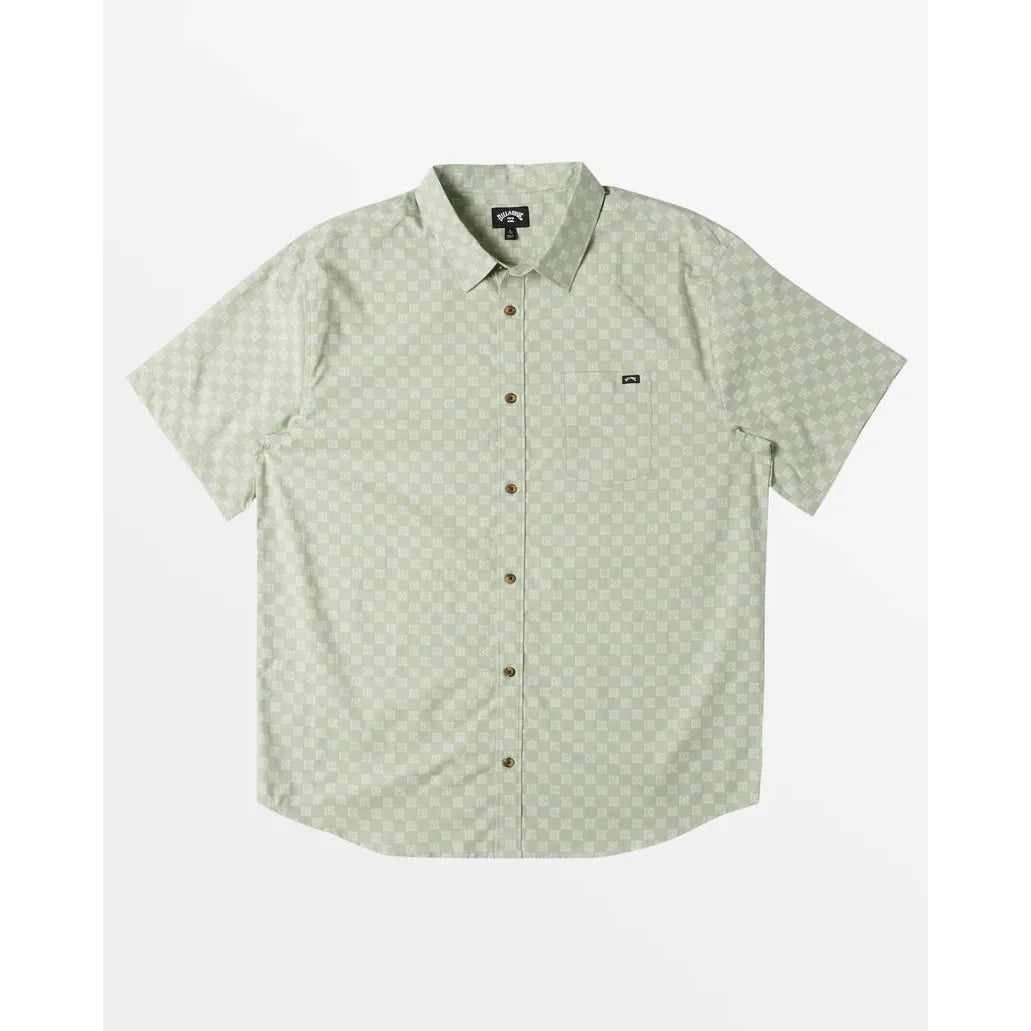 Billabong - Sundays Mini Short Sleeve Shirt in Seafoam
