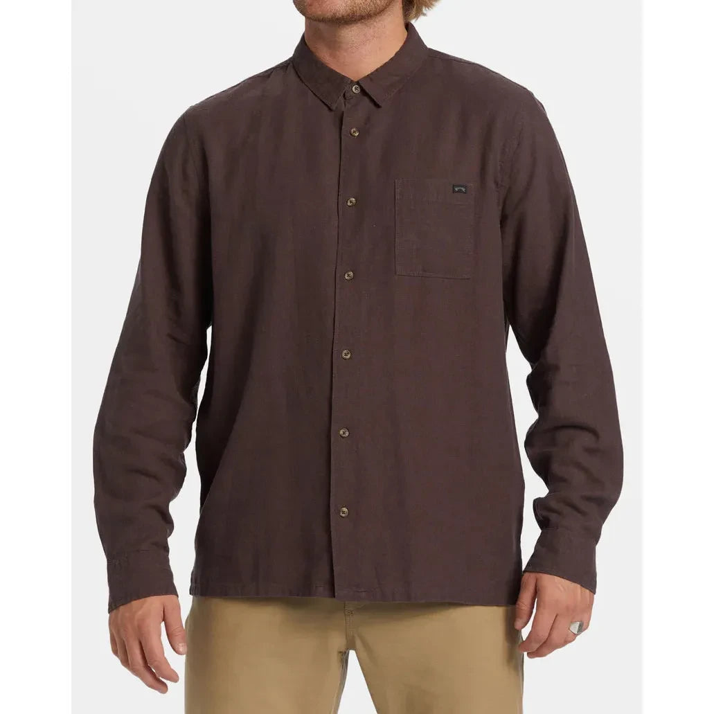 Billabong - Ricardo Long Sleeve Shirt in Plum