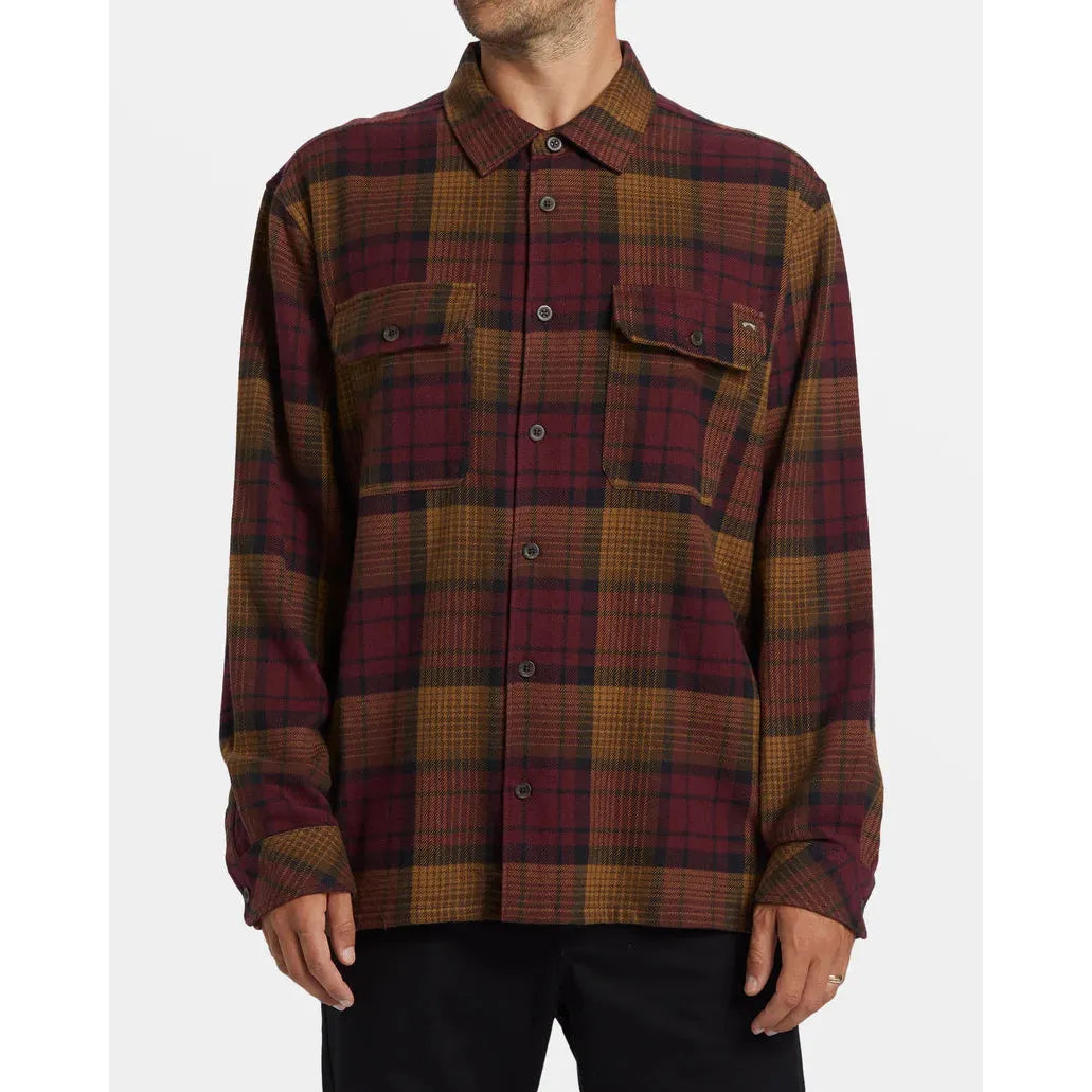 Billabong - Offshore Flannel Long Sleeve Shirt in Port