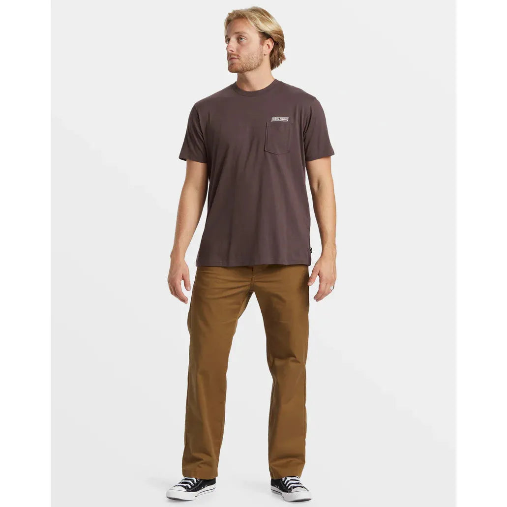 Billabong - Walled Pocket T-Shirt in Plum