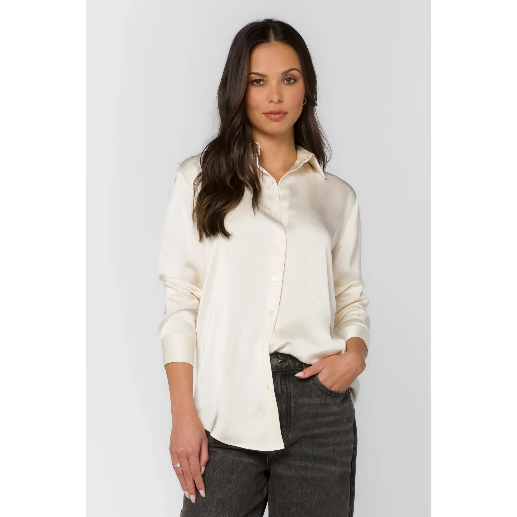 Velvet Heart - Adelynn Blouse in Winter White