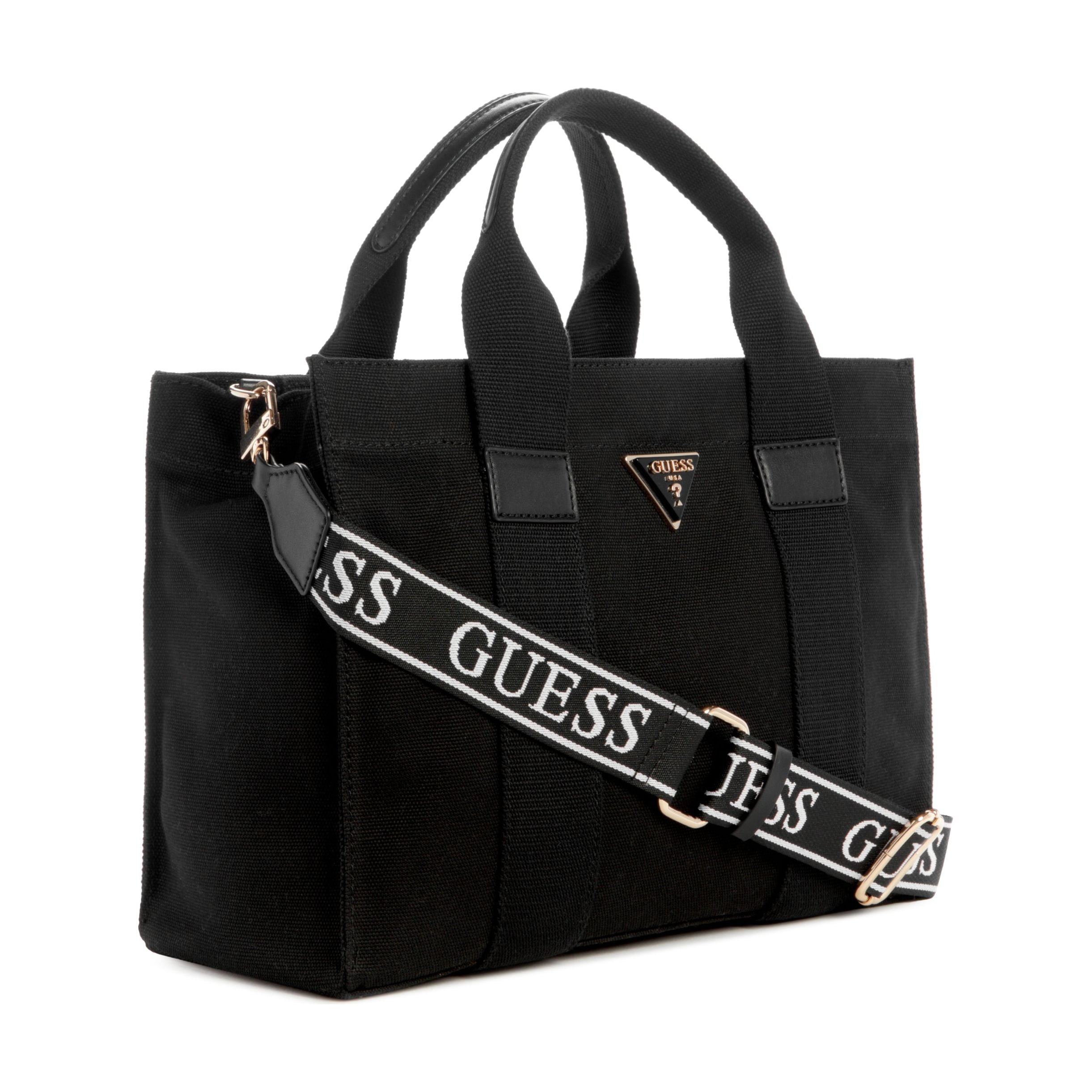 Guess - Canvas Tote in Black